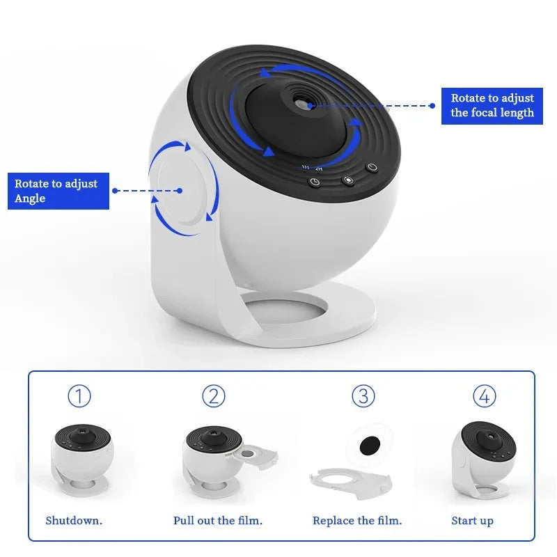 Smarova™ AstroGlow Galaxy Projector