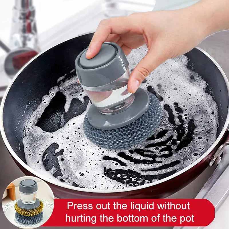 Smarova™ Soap-Dispensing Dish Brush