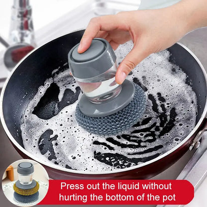 Smarova™ Soap-Dispensing Dish Brush