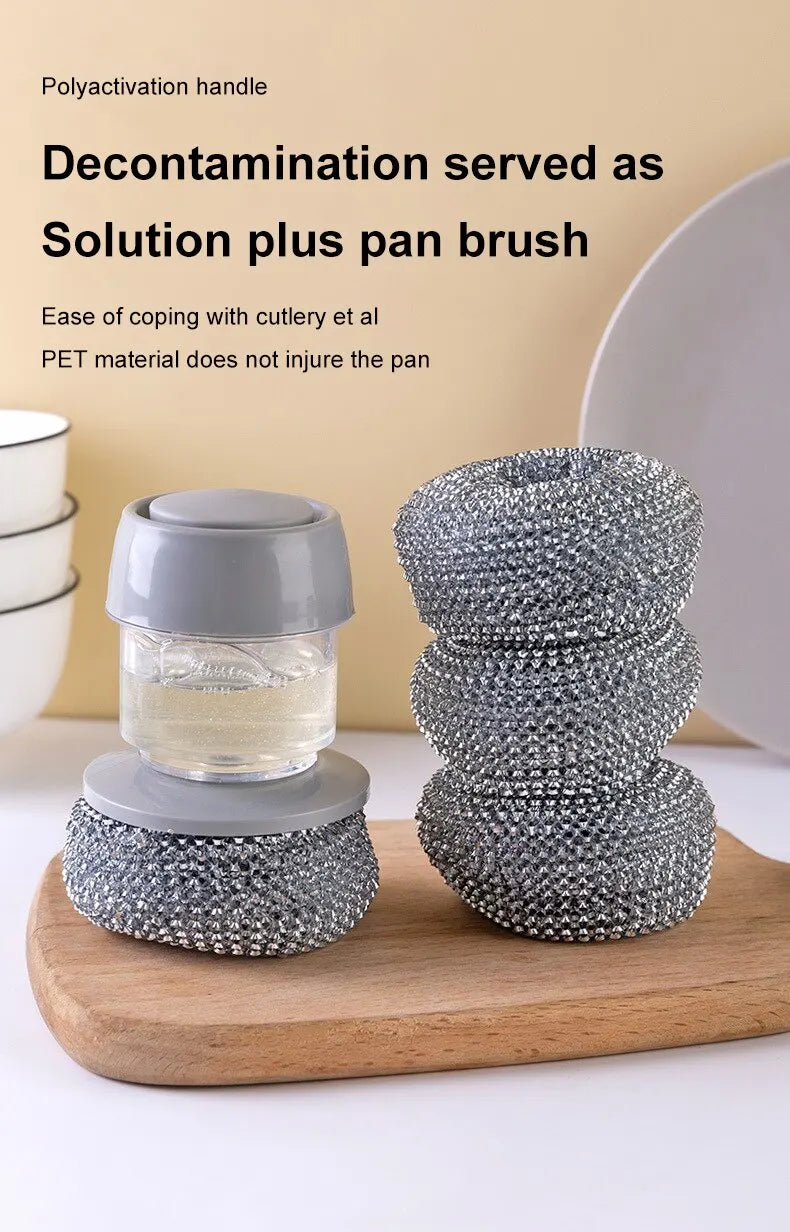 Smarova™ Soap-Dispensing Dish Brush