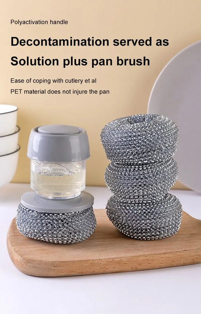 Smarova™ Soap-Dispensing Dish Brush