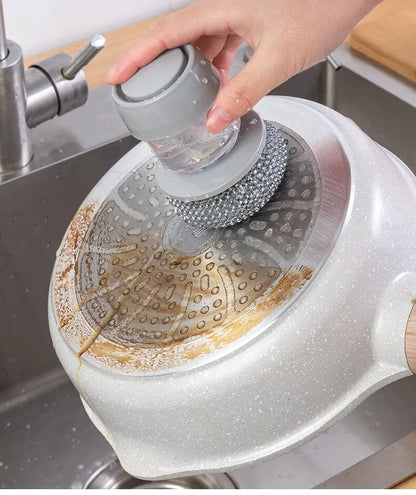 Smarova™ Soap-Dispensing Dish Brush