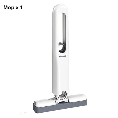 Small Handle Mop Folding Powerful Squeeze Mini Mop Self-squeezing Floor Washing Desk Window Car Mops To Clean Tiles and Walls
