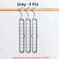 3Pcs 9-hole Clothes hanger Organizer Space Saving Hanger Multi-function Folding Magic Hangers Drying Racks Scarf Clothes Storage
