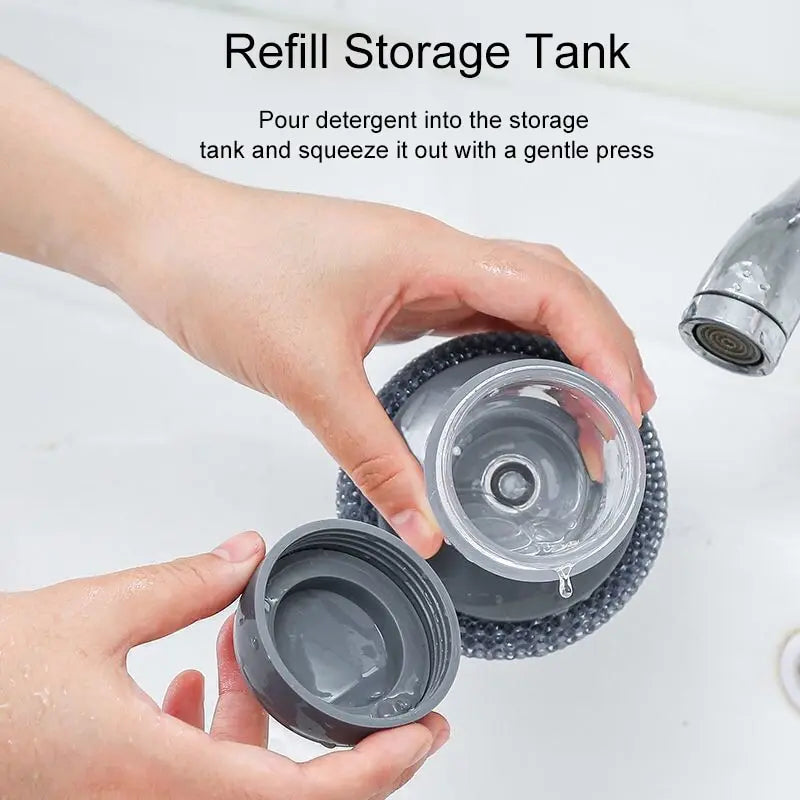 Smarova™ Soap-Dispensing Dish Brush