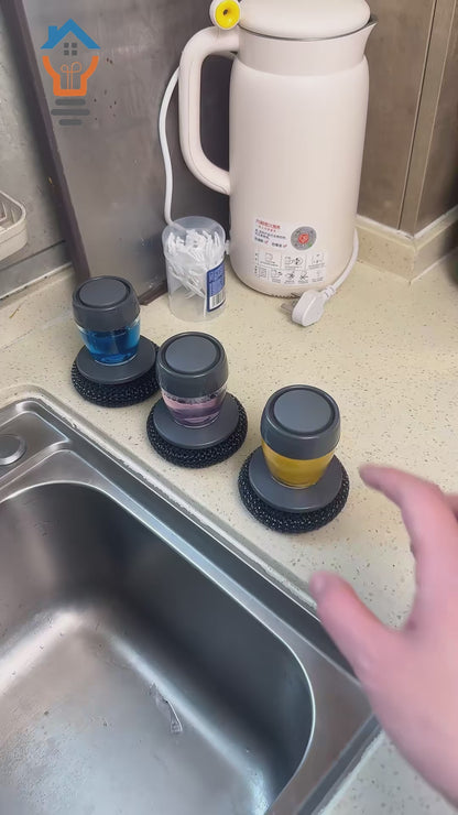 Smarova™ Soap-Dispensing Dish Brush